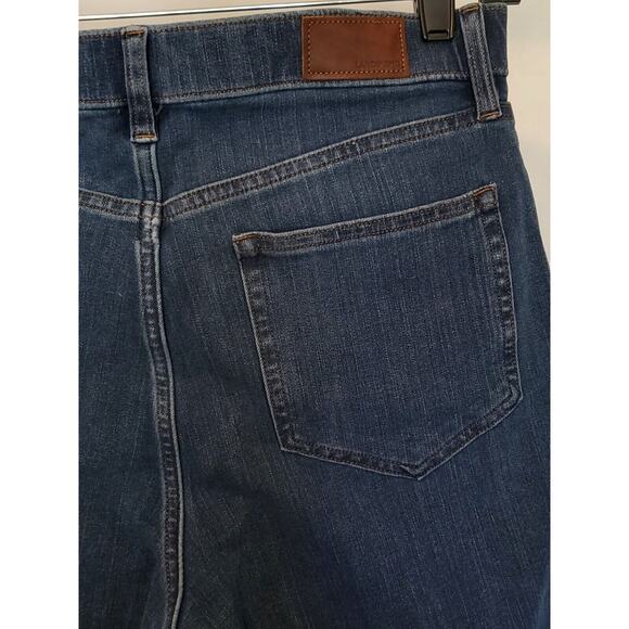 Lands' End Denim Strait Leg Comfort Stretch Jeans 12 - Picture 4 of 6